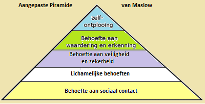 Nieuwe piramide van Maslow